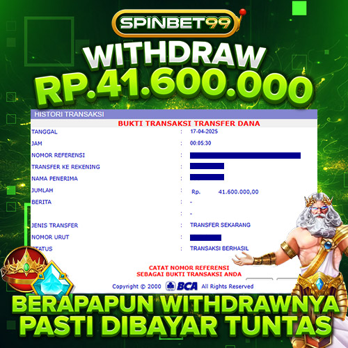 Bukti WD SPINBET99 #5